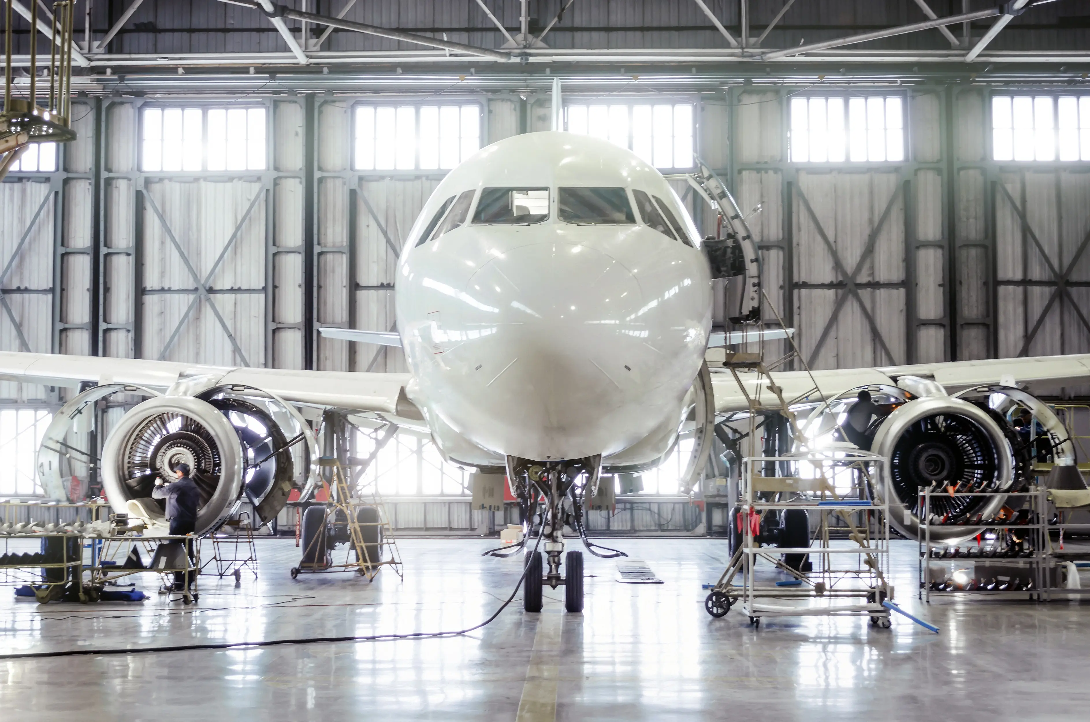 Aviation professional at work